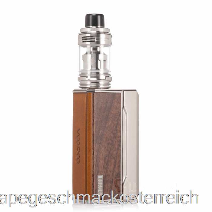 Voopoo Drag 4 177 W Starterkit Blassgold + Walnuss-Vape-Geschmack